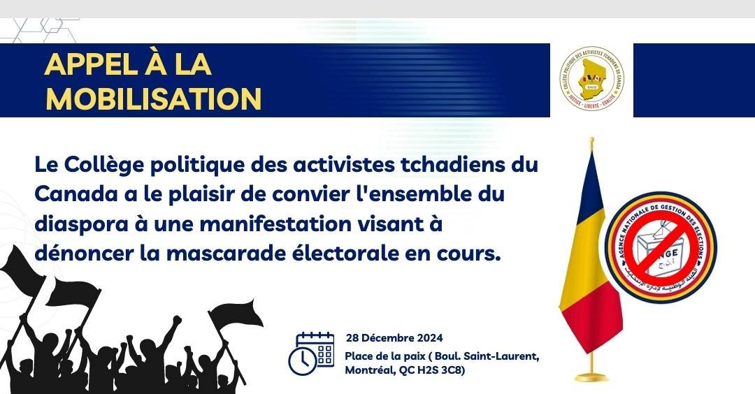 Solidarité avec le peuple tchadien
